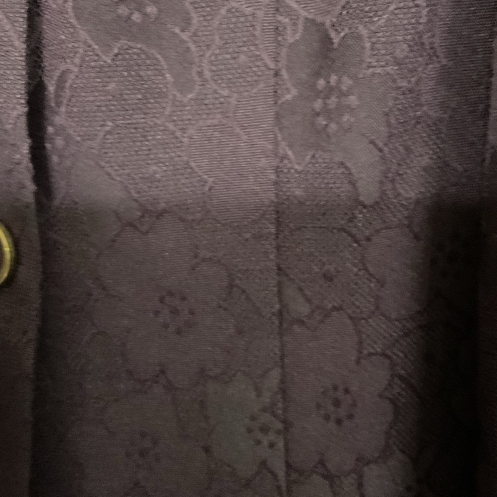 JOHN MEYER. Purple Long Coat with Gold Buttons. 2 PIEZAS SIZE 16 - Picture 6 of 15